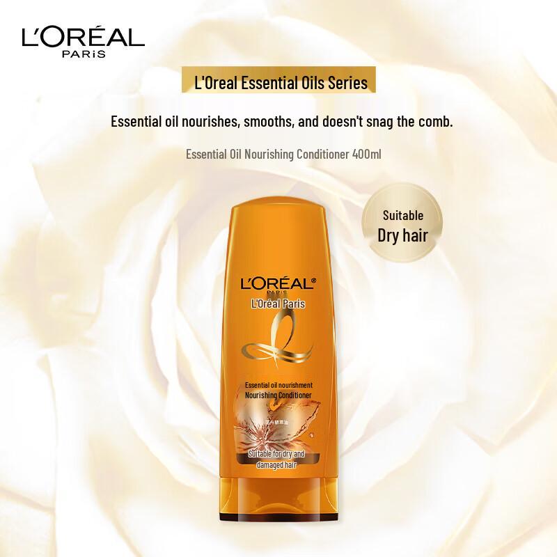L Oréal Кондиционер питающий и придающий объем с эфирными маслами 400 мл