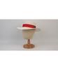 White Red Line Panama Hat