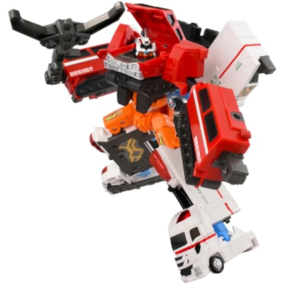 TAKARA TOMY (TAKARA TOMY) Tomica Job Lover TJBDX Hyper Rescue Braver Red Salamander & Super Ambul...