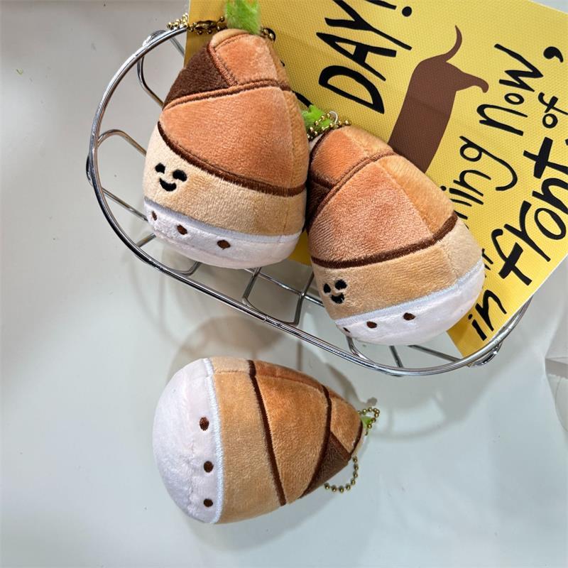 1/2 Pcs Creative Cute Bamboo Shoot Plush Doll Stuffed Toys Keychain Pendant Girly Bag Charms Backpack Ornaments Gift Keyring