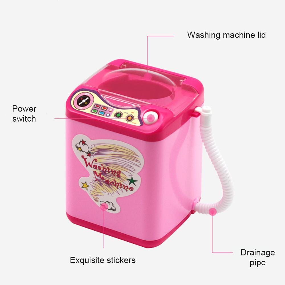 Portable Electric Makeup Brush Cleaner Puff Beauty Egg Makeup Brush Cleaner Play Toy Cleaning Machine Quick Cleaner Cleaning