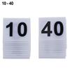 20/40pcs Acrylic Table Number Signs For Wedding Party Decor 1-40 Table Numbering Restaurant Table Display Table Number
