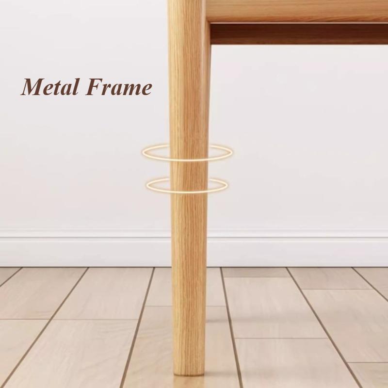 Nordic Dining Chairs with Metal Frame Kitchen Furniture Home Relaxing Sets Hotel Cafe Chair  Accent Chairs for Living Room
