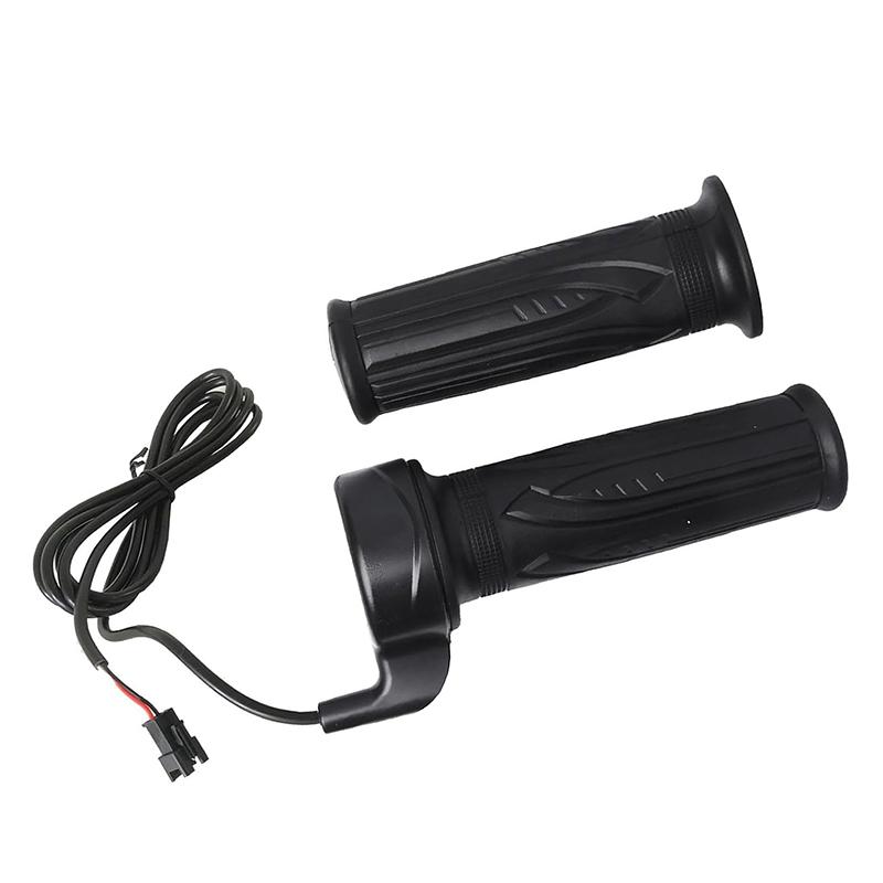 Right Handle Throttle Full Twist Throttle 24V 36V 48V 60V 72V With 3-Pin Waterproof/Sm Connector Suitable For Electric Bicycle