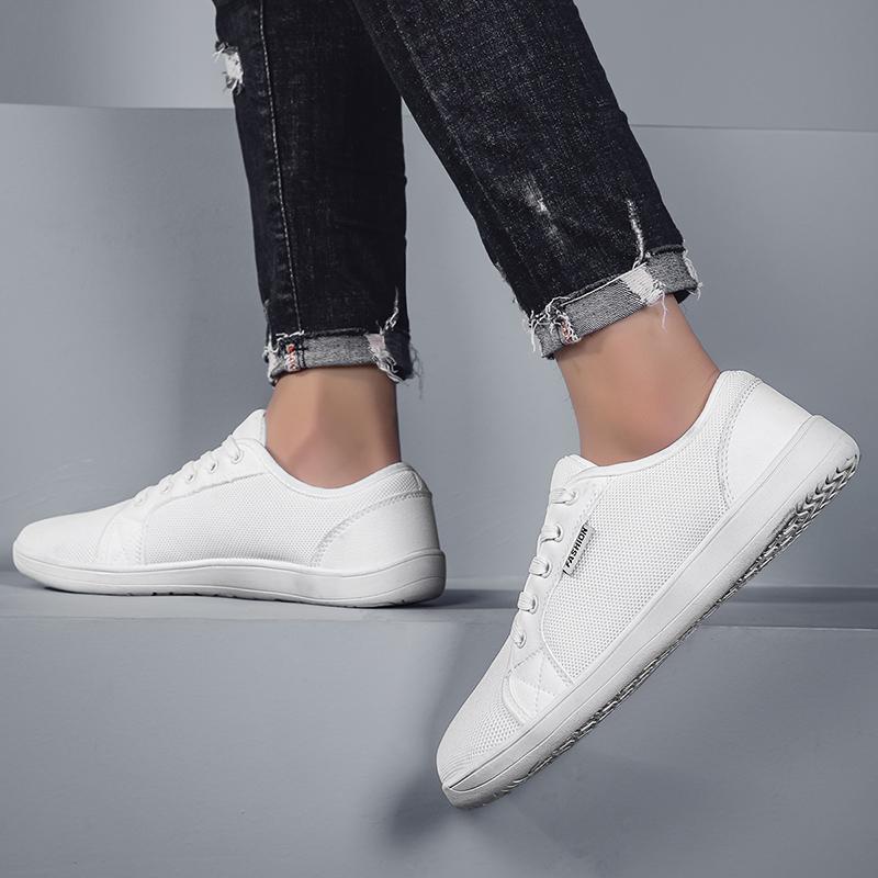 Fashion Summer Men's Tennis New Wide Head Breathable Mesh Sports Wide Version Flat Flat Casual Shoes Retro Fashion Mesh Shoes 2025