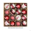 16 Pieces Christmas Balls Ornaments Xmas Tree Decor Decorative Baubles for Home Indoor