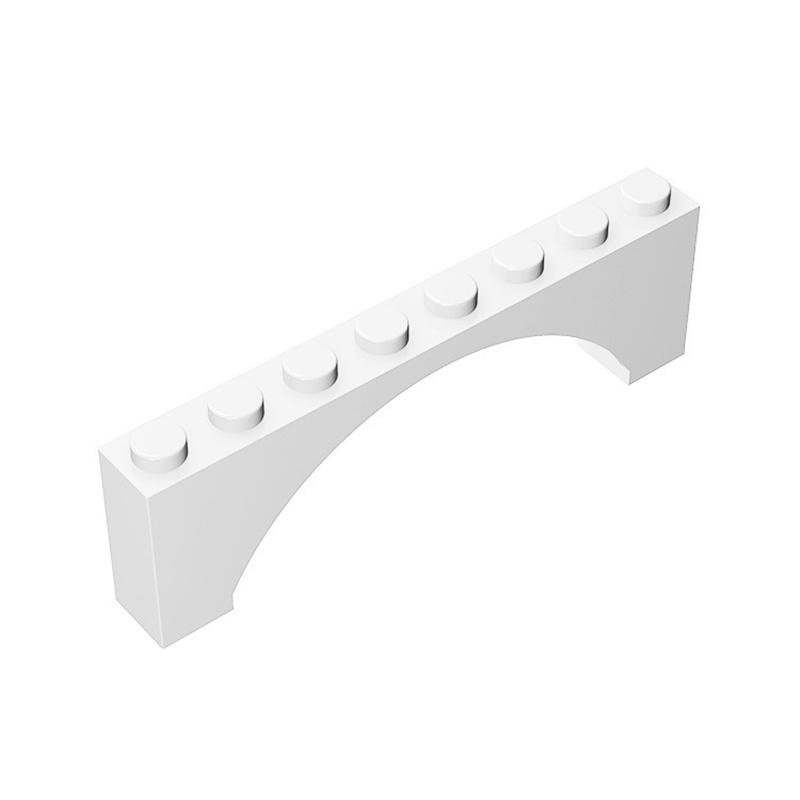 Non-Toxic 50G/16Pcs 16577 Moc Diy Bricks Arch 1 X 8 X 2 Compatible With Children'S Assemble Blocks Educational Diy Parts Toys
