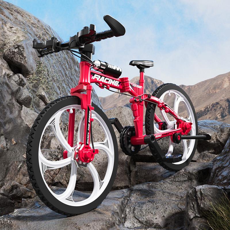 Plastic Mountain Bike Model Toy With Realistic Design For Boys And Collectors