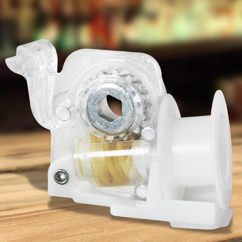 Jalousie Ersatzteile 2 Stück Kippmechanismus für Sechskantstange mit transparenten dünnen Linien Leise flache Stabkipper