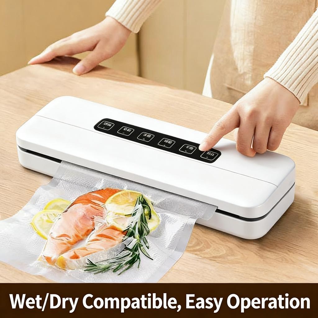 Portable Bag Sealer for Food Storage and Kitchen Use