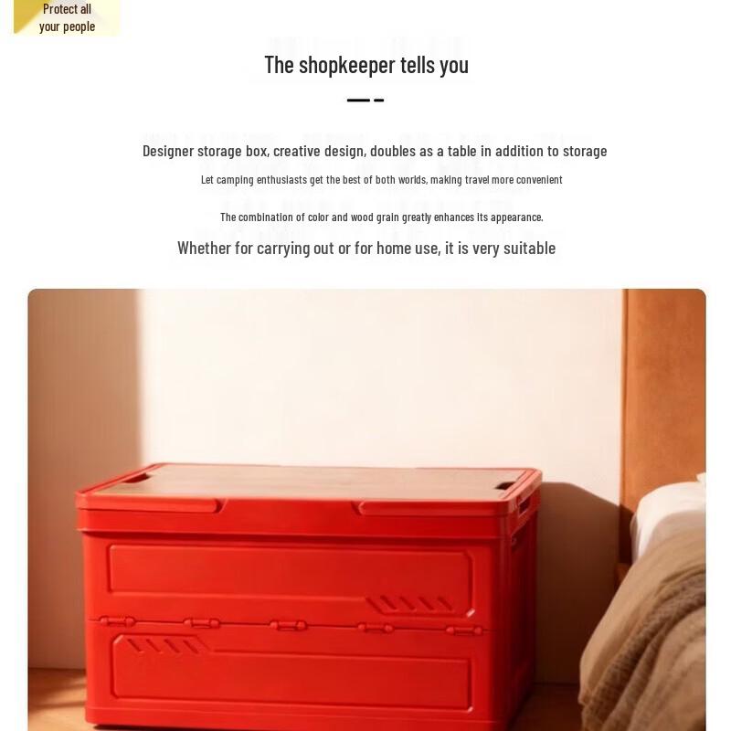 Foldable Portable Storage Organizer Box