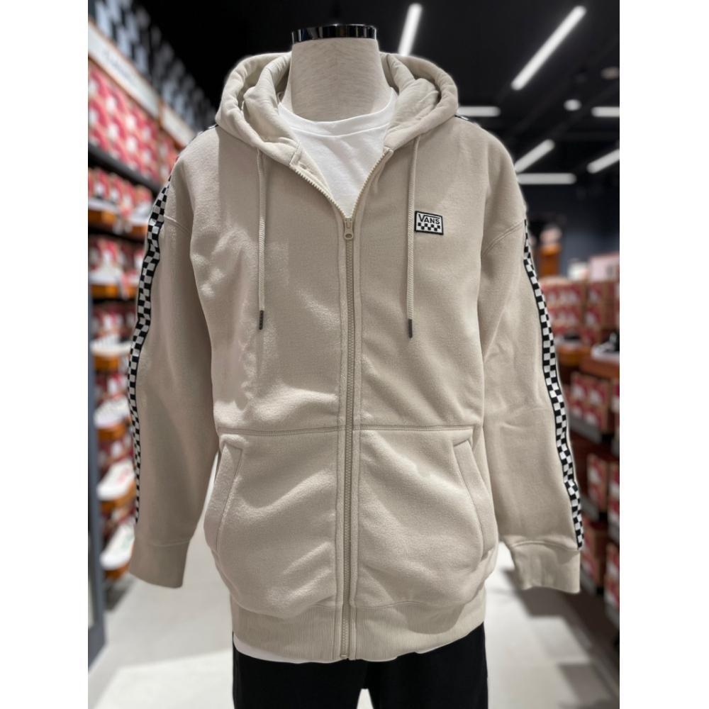 

Vans [Vans] Толстовка с капюшоном унисекс на молнии в клетку цвета слоновой кости VN000FCS2N1
