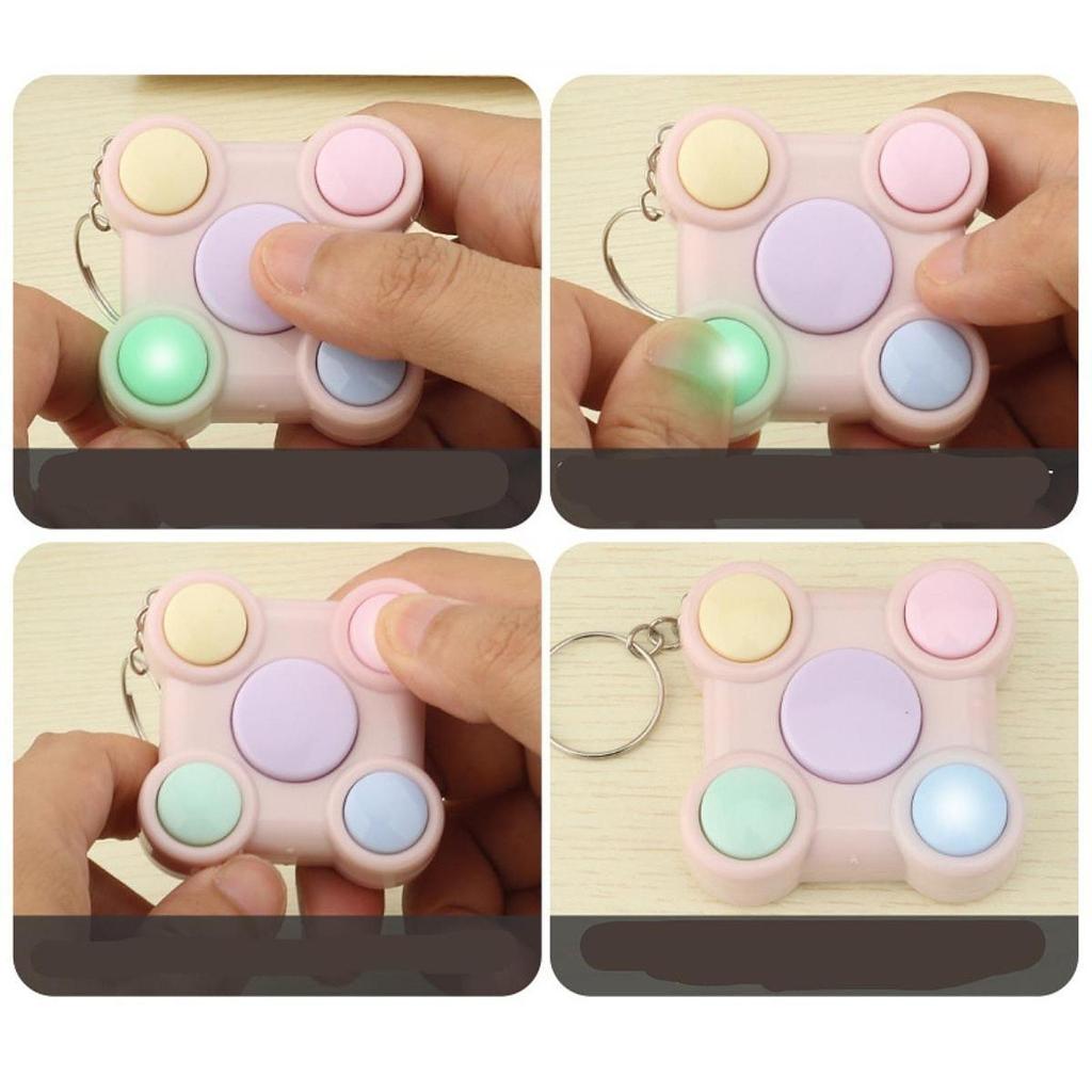 Electronic Memory Brain Teaser Puzzle Toy Handheld Color Memorizing for Ages 3+ Children