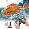 Dinosaure RC 2,4 GHz, Jouet Mosasaure, Jouet Dinosaure pour Garçons de 3 Ans et Plus, Jouet d'Eau, Cadeau Dinosaure de Noël et d'Anniversaire pour Garçons et Filles