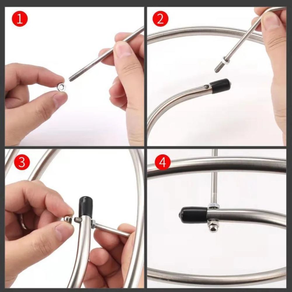 Großer drehbarer Spiral-Wäscheständer für Balkon – Ideal für Steppdecken, Bettlaken und Haushaltswäsche