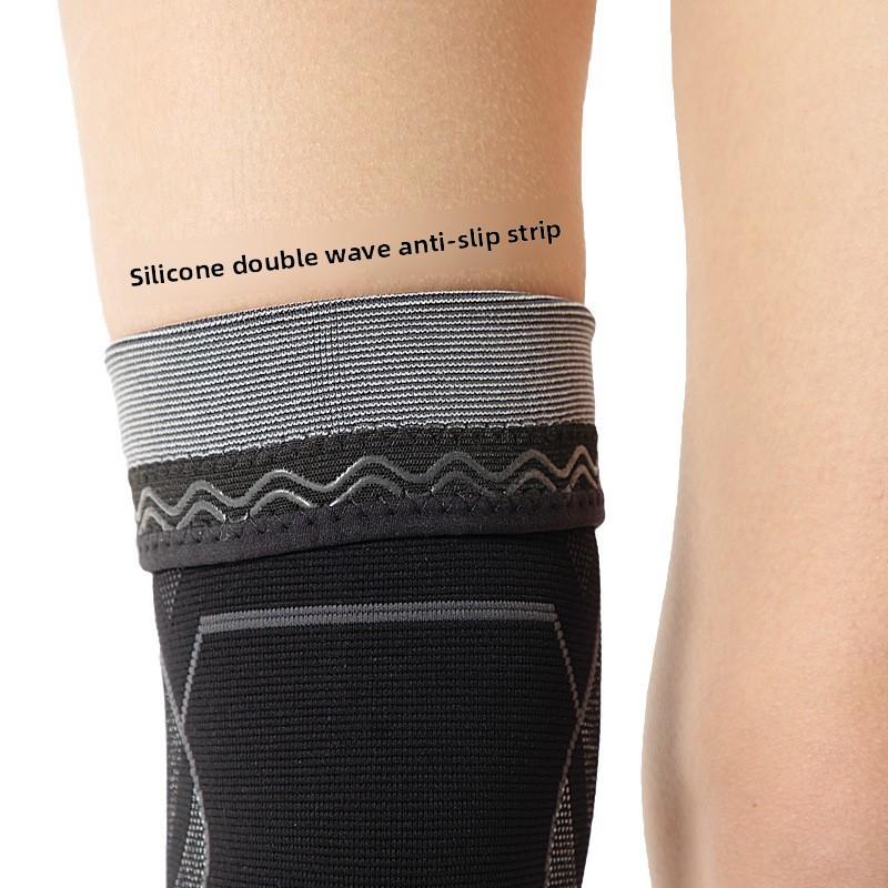Sports Knee Pads, Pressure and Warmth, Knee Protective Cover, Silicone Non-slip Running, Cycling Sports, Men's and Women's Calves