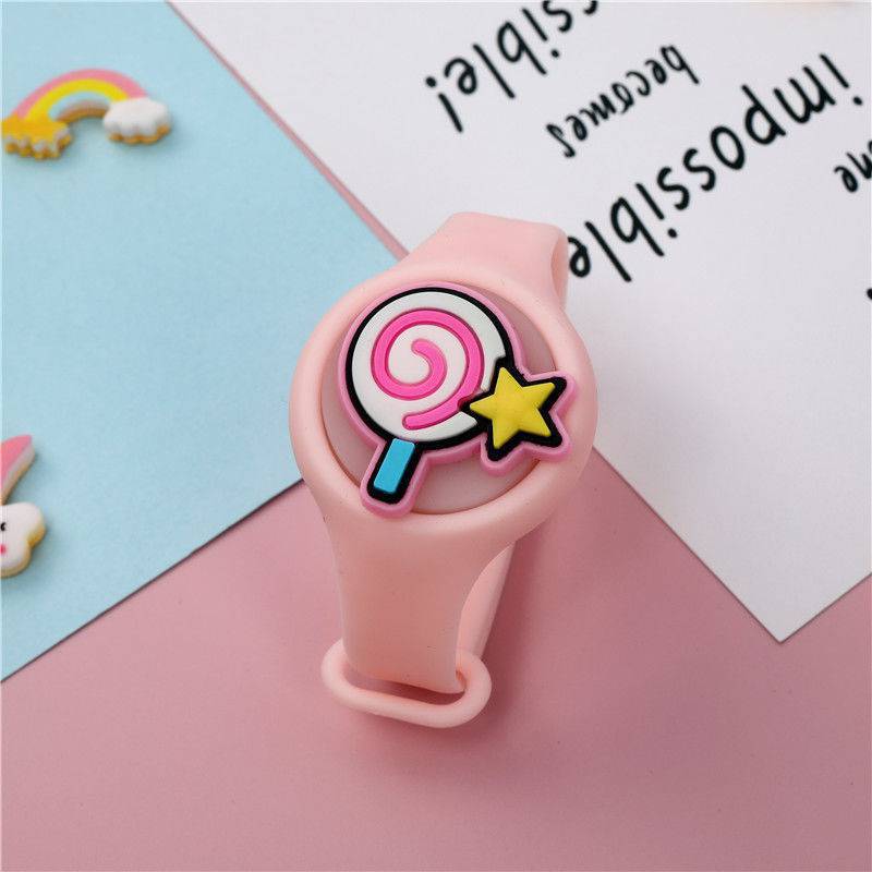Children's Mosquito Repellent Cartoon Toy Flash Bracelet Cute Summer Outdoor Rabbit Dog Pink Anti Mosquito Bite