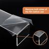 Pack of 5 Acrylic Display Risers Stand Large Clear Shelves Racks for Cupcake Figures Toy Collectibles Perfume and More