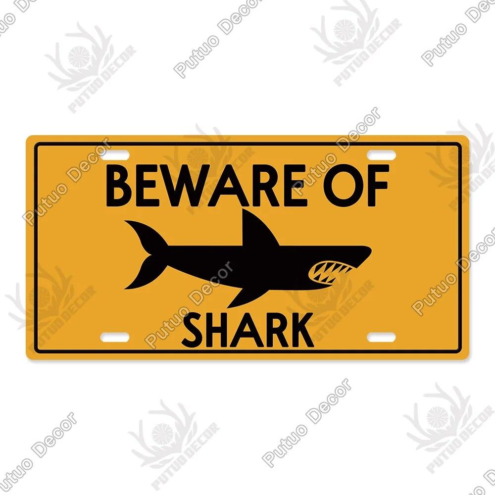 Putuo Decor Warning  Game Zone Tin Sign License Plate Plaque Metal Vintage Poster for Man Cave Pub Club Park Wall Art Decor