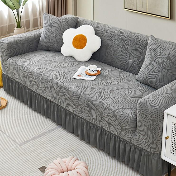 Skirt Protection Sofa Cover All Purpose Cover  Universal Type Straight Row Three Seater Sofa Cover New Cover Fabric