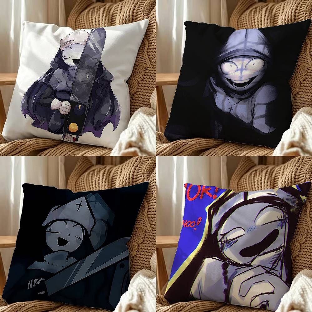 FNF Mid-Fight Masses Taki Square Pillow Case Multi Sizes For Car Home Bedroom Decor Custom Valentine Gifts