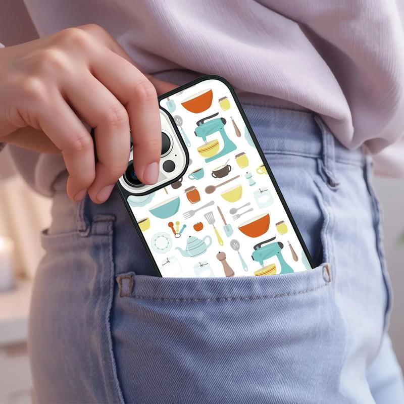 Baking Tools Phone Case For iPhone 17 Air 15 16e 14 13 Pro Max Coque 12 11 Pro Max PLUS cover