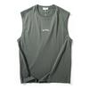 Vest Men's Summer American Fashion Sleeveless Waistcoat Outer Wear Cotton Sports Undershirt Loose Ruoshuai Sleeveless T-shirt