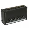 MH400 Ultra Low-Noise 4-Channel Line Mixer Mini Audio Mixer with 1/4-inch TS Inputs   Output Volume Control for Guitars Bass Keyboards