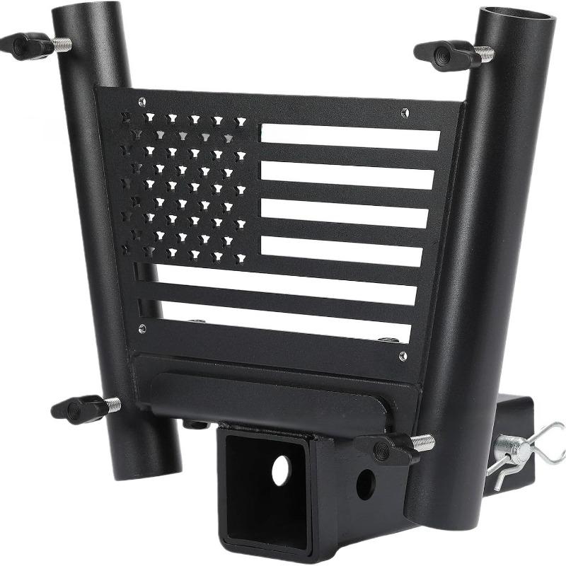 Für Universelles SUV Jeep LKW 2 Zoll Receiver Hitch Mount Verlängerter Fahnenmast Halter Abschlepp Heckhalter Zubehör Off Road ATV UTV