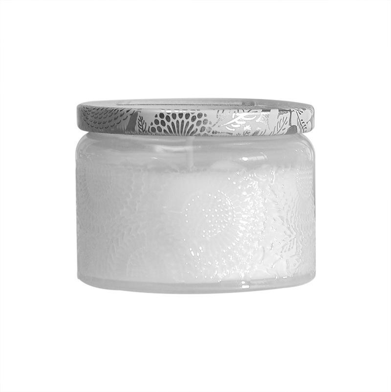 Embossed Glass Cup Scented Candle Home Creative Birthday Souvenir Scented Candle Ornament