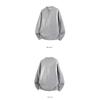 Vintage Locker Geschnitten Langarm Unisex Sweatshirt Einfach Vielseitig