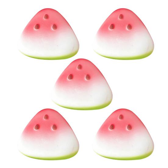1/2/3/5Pcs Simulation Watermelon Piece Squeeze Toy Stress Relief Fruit Pinch