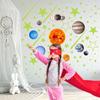 453Pcs Glow In The Dark Wall Sticker Ceiling Solar System Galaxy Stars Nursery Luminous Wall Stickers for Kids Bedroom Decor