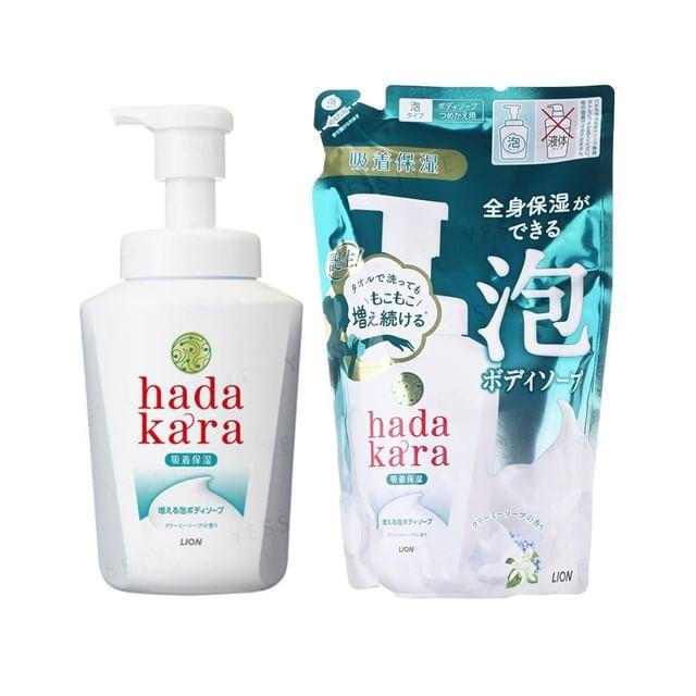 LION - Hadakara Foam Body Soap Creamy Soap 550ml