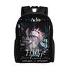 Ado Hibana World Tour Casual Backpack Outdoor Student Work Japan Singer Daypack for Men Women Laptop Canvas Bags