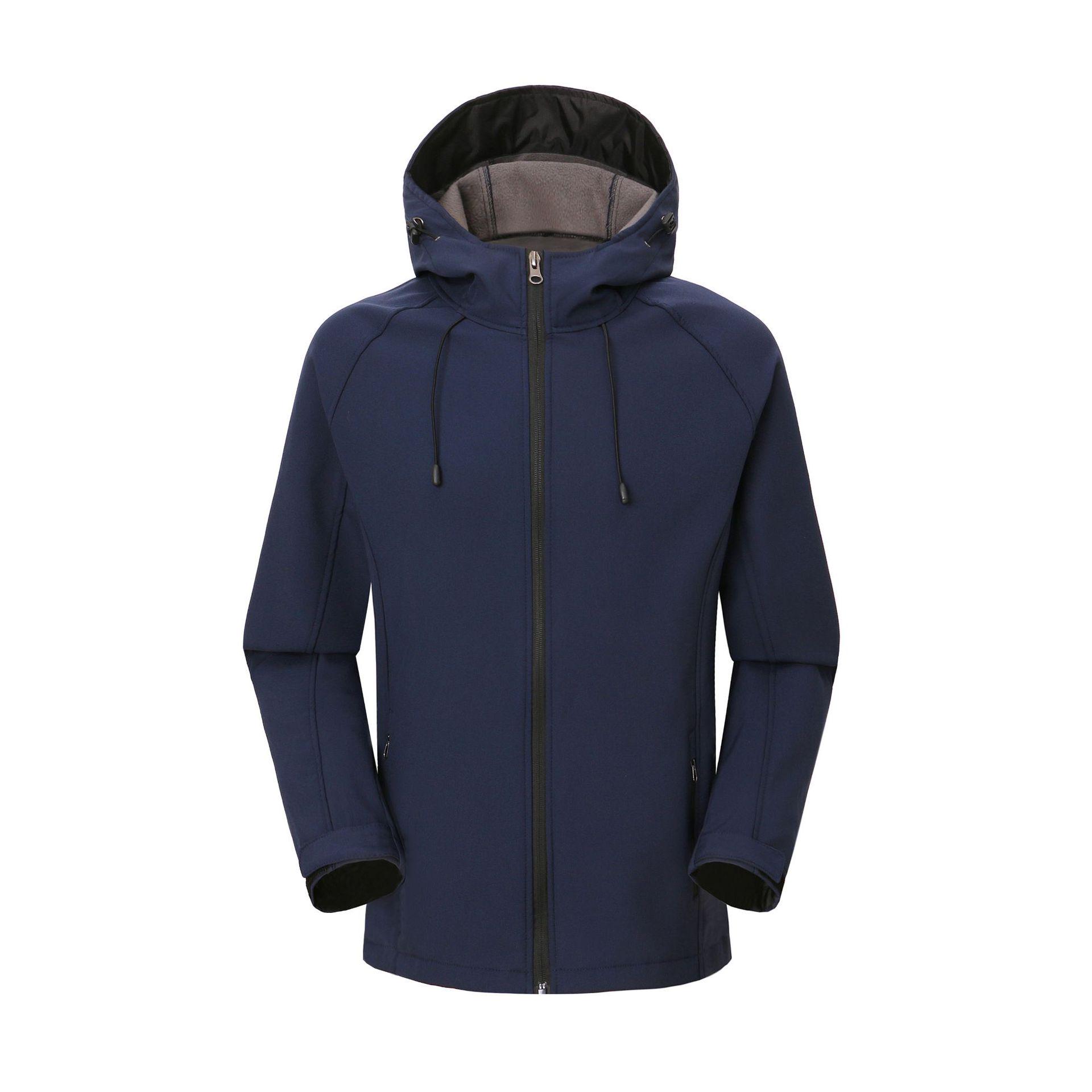 

Men s and Women s Softshell Fleece Hoodie: Windproof, Warm, Customizable Logo S