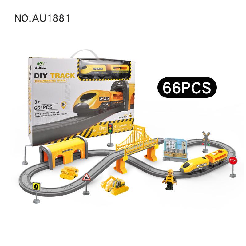 

Magnetic Train Track Set: DIY Children s Educational Building Blocks & Toys