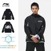 Li Ning Anti-Five Series Letter Print Sun Protection Breathable Hooded Sportswear Men Sportswear Black AFDT191-7