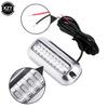 27LED 12V Bootsheckleuchte Unterwasser Ponton Marine Schiff Bootszubehör Licht Edelstahl Wasserdicht Marineleuchte IP68