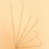 10Pcs Large Eye Beading Needle with Curved and Straight Handle, Stainless Steel Curved Beading Needle for Bead Spinner