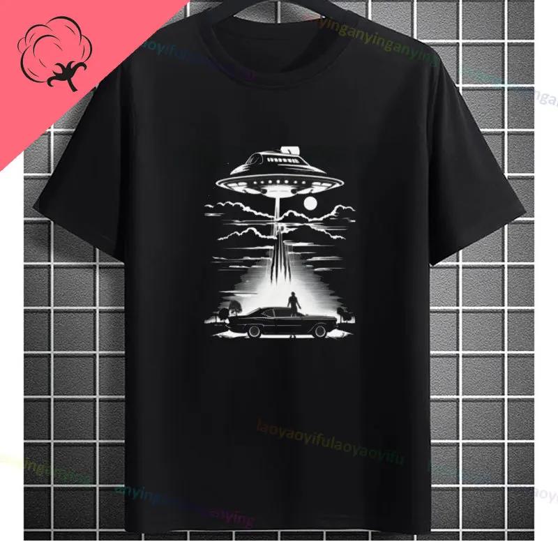 Funny I Need More Space Fashion Ufo Aliens Graphic Tshirt Unisex Casual Round Neck Pure Cotton Short Sleeve Sportswear Tee