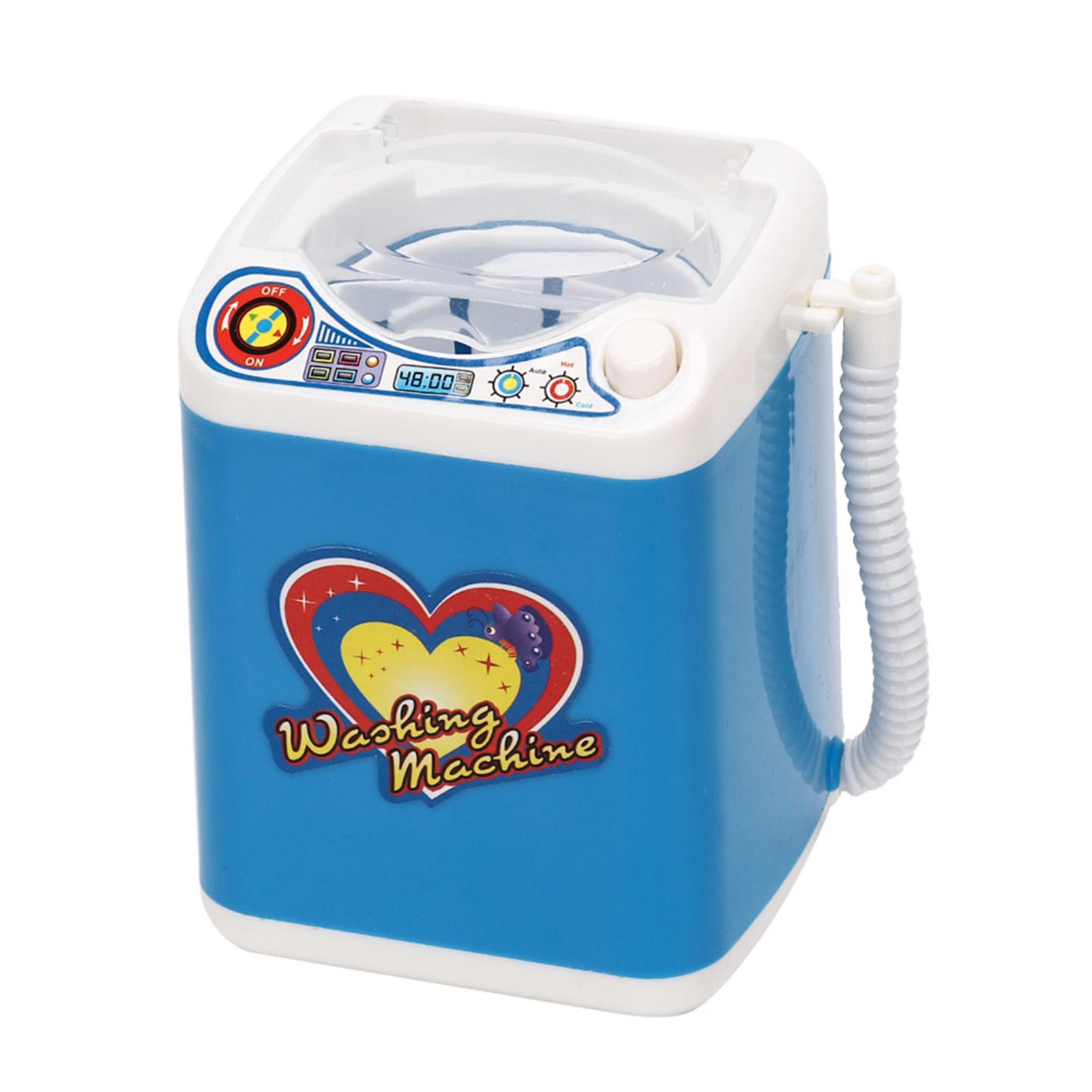 

Электрическая мини-стиральная машина, косметический инструмент, очищающая машина, детская игрушка в подарок (синий) синий