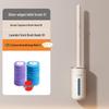 Wall-Mounted Disposable Toilet Brush with Replacement Heads - Household Cleaning Essential
