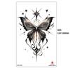 Black Butterfly Owl Sunflower Set Water Transfer Simulation Temporary Tattoo Sticker
