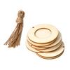10Pcs Set Wood Mini Photo Frame Hanging Rope DIY Wooden Crafts Picture Holder  Christmas Party Decor