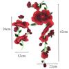 DIY Embroidered Flowers Trims Peony Design Ribbon Edge Appliques DIY Trimmings