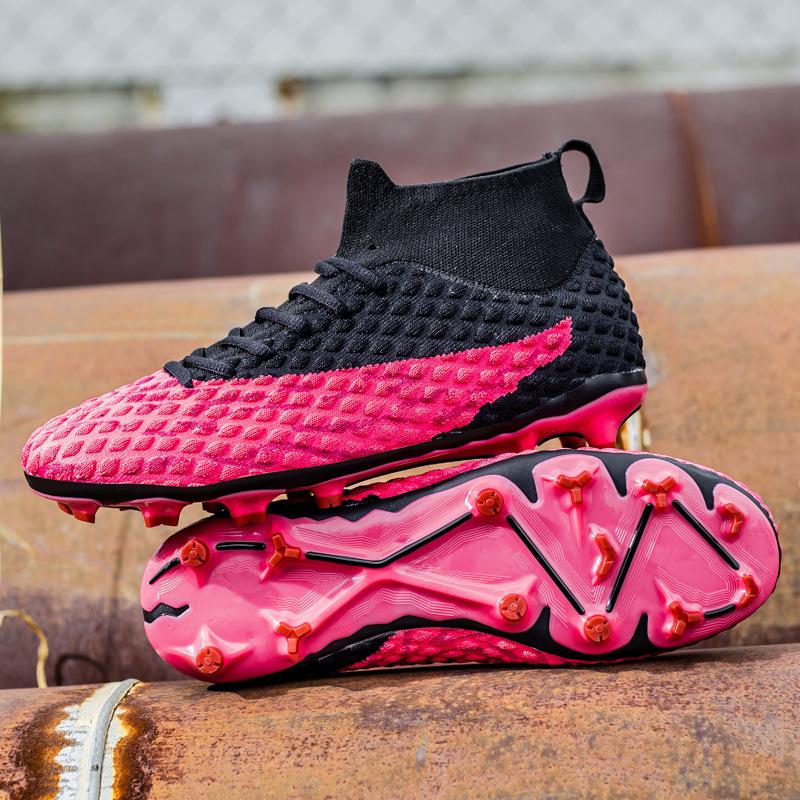 

Футбольные бутсы Cross border с высоким верхом Мужские и женские футбольные бутсы с искусственным покрытием из кожи Профессиональные соревнования Молодежные тренировочные бутсы для студентов 35