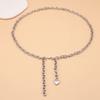 Versatile Waist Chain Belt Alloy Metal Waist Chain Fashion Heart Pendant Waist Chain  For Women