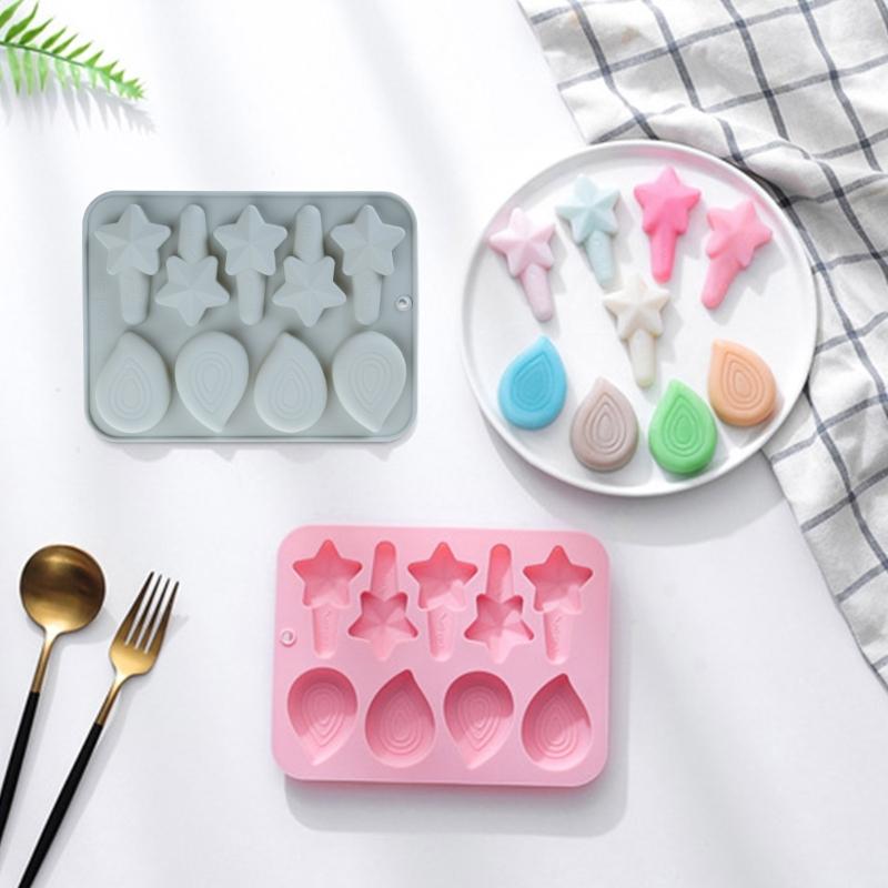 Stampo in Silicone per Pastelli da Pittura Tazza Disegno Bambino Stampo per Cupcake Cioccolato Fondant Strumenti Decorazione Torta Stampini per Pasta di Caramelle