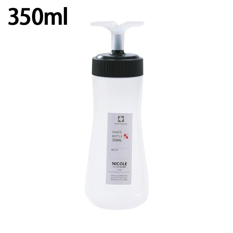 250Ml Kitchen Squeeze Seasoning Bottle With Rack Leak-Proof Condiment Empty Bottles